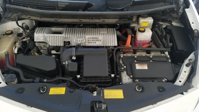 Prius engine bay