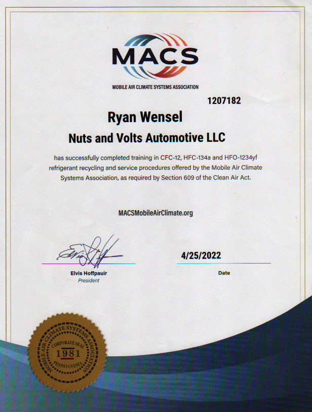 ABOUT Nuts and Volts Automotive high voltage certified